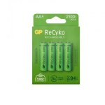 GP ReCyko - Batteria 4 x tipo AA - NiMH - (ricaricabili) - 2100 mAh - verde